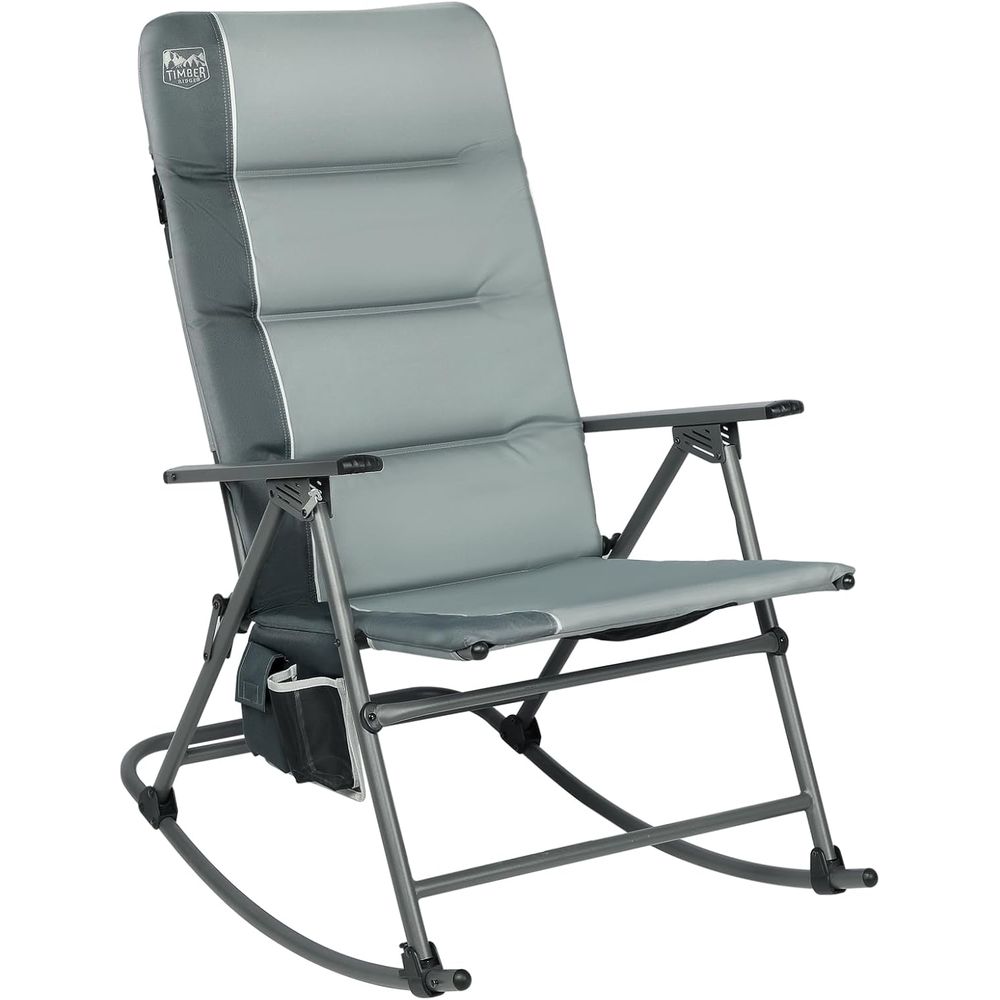 Outdoor Camping Rocker - Duże, składane krzesło bujane na kemping,