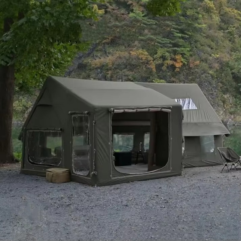 Outdoor Camping In Winter - Najnowszy model 2025: Zimowy, dmuchany namiot