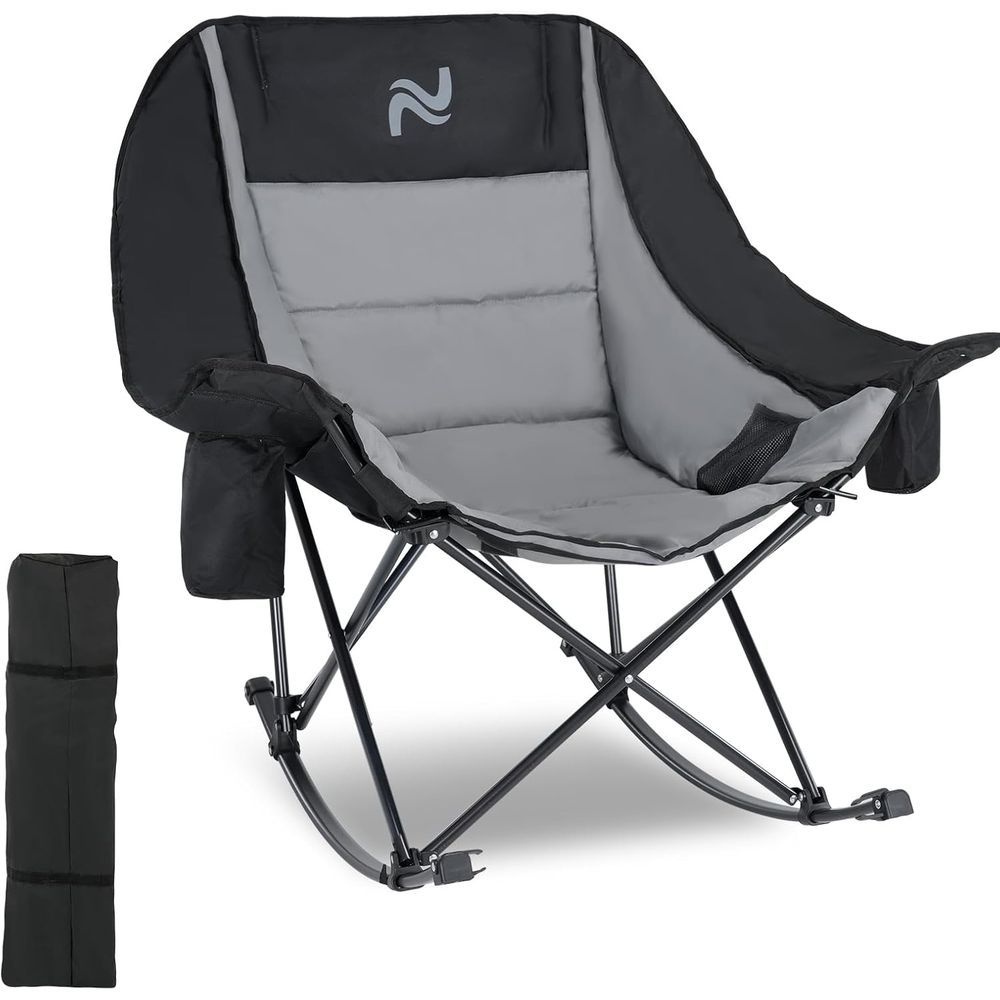 Outdoor Camping Rocker - Przenośne krzesło bujane na zewnątrz z