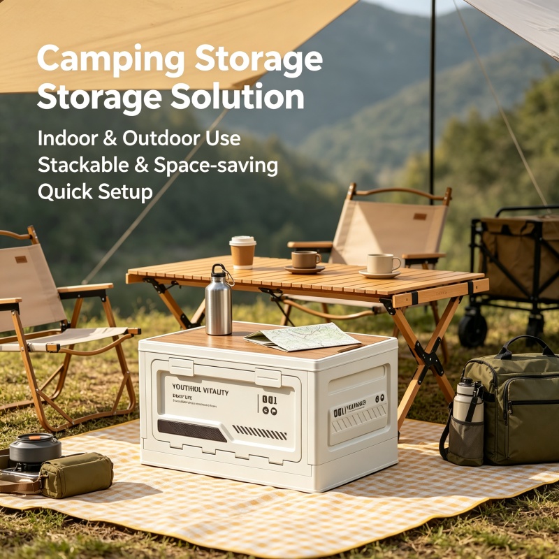 Outdoor Camping Storage Box - Pojemnik do przechowywania na zewnątrz, składany
