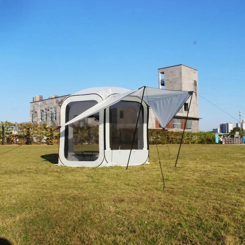 Outdoor Camping Car Tail Tent - Namiot składany, oddychający, sześcioboczny, do użytku