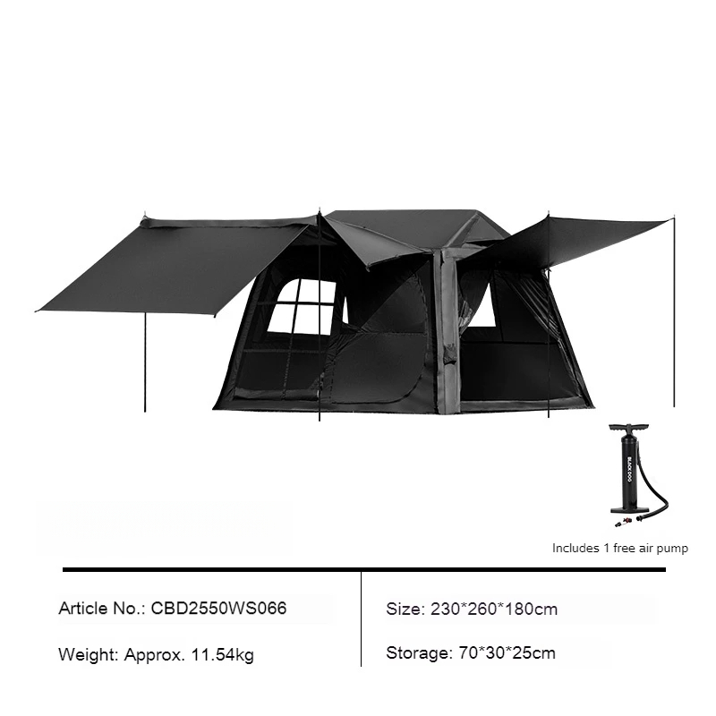 Outdoor Camping Canopy - Wysokiej jakości namiot dmuchany, szybko rozkładany,
