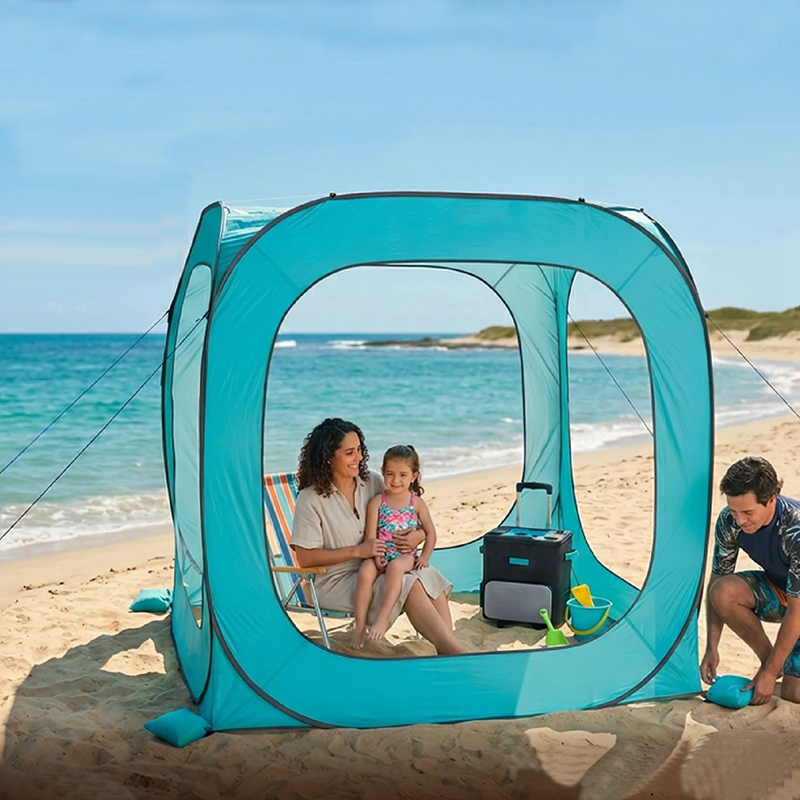 Outdoor Camping Rentals - Namiot Plażowy typu Cabana, Szybkie Rozkładanie,