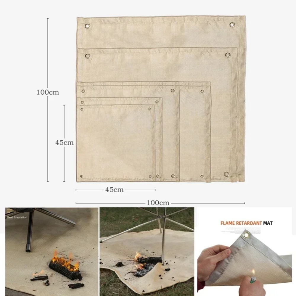 Outdoor Camping Rugs - Koc przeciwpożarowy z włókna szklanego do