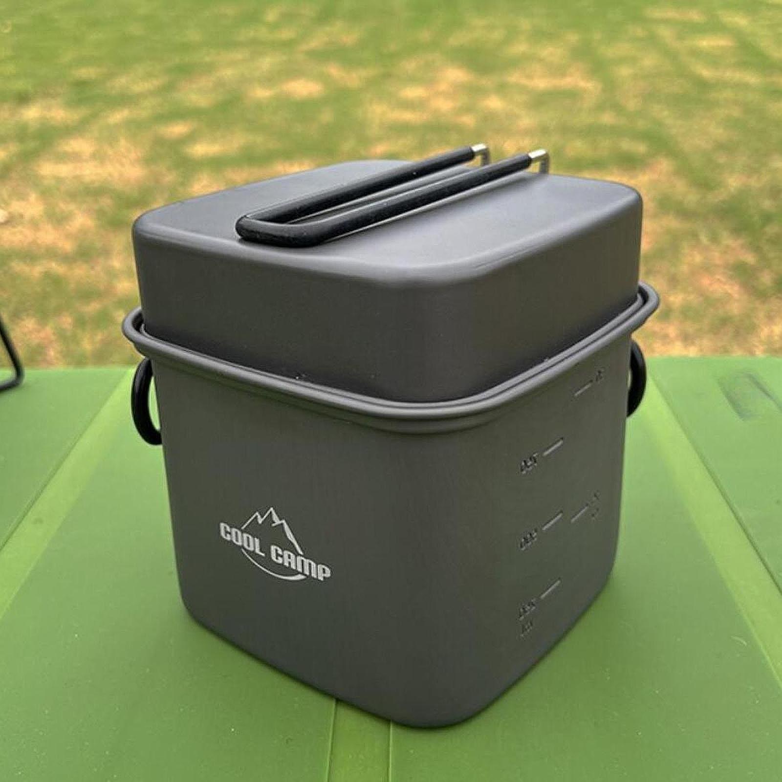 Camp Utensil Set - Zestaw naczyń kempingowych Patelnia Podróżna Lekka