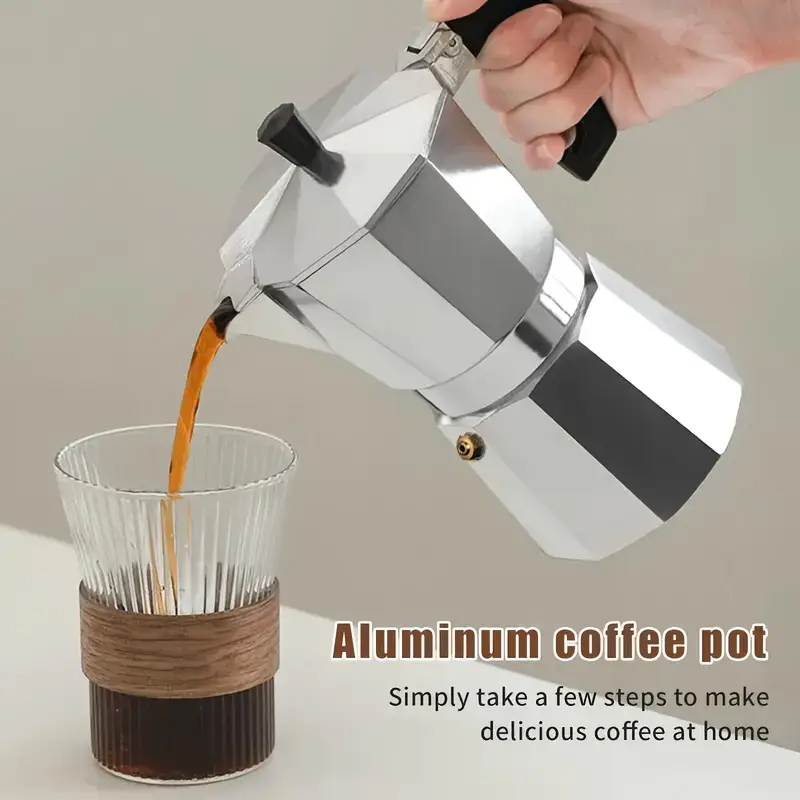 Outdoor Camping Items - Klasyczny aluminiowy ekspres do kawy moka