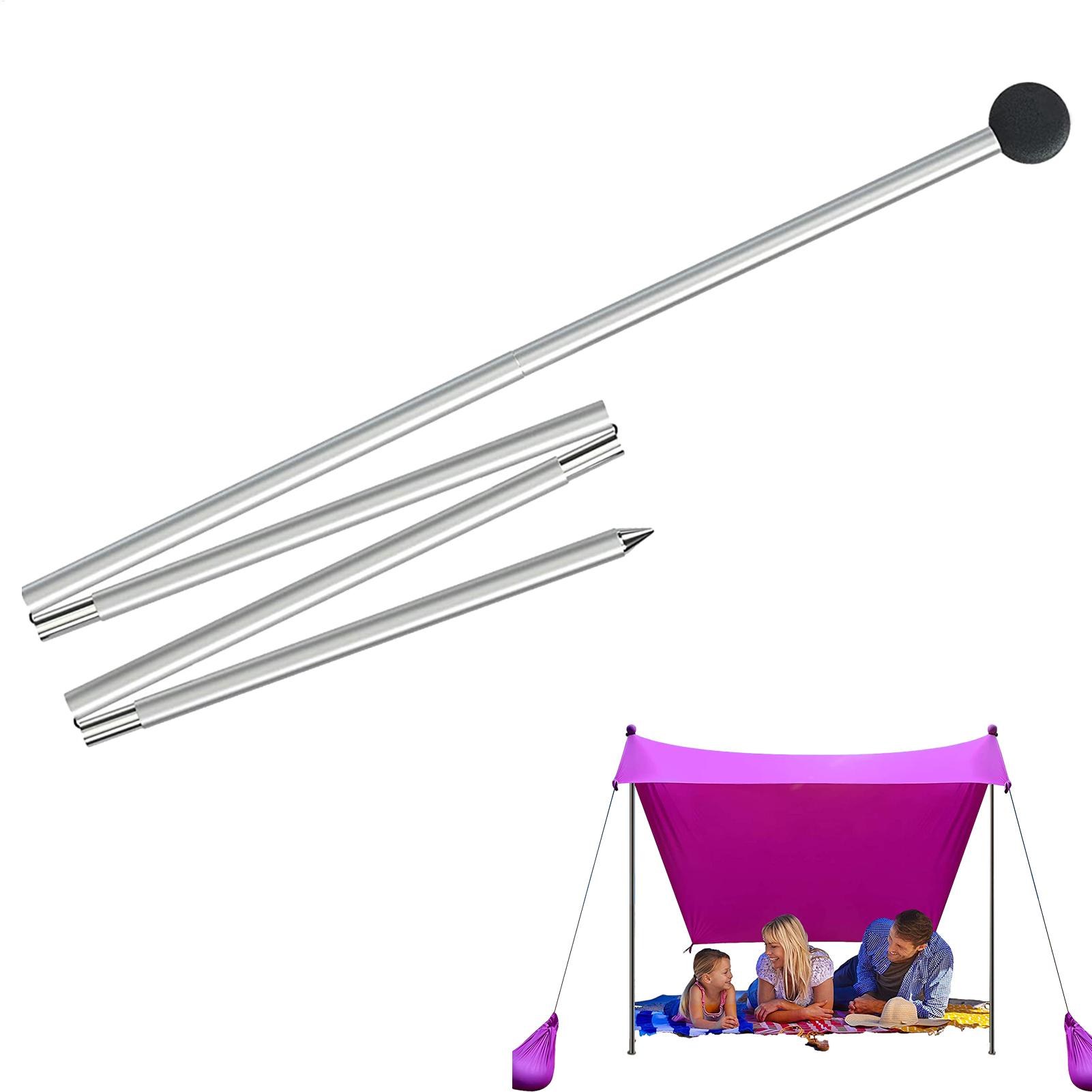Outdoor Camping Canopy - Stelaż do namiotu plażowego 1.6m, aluminiowe