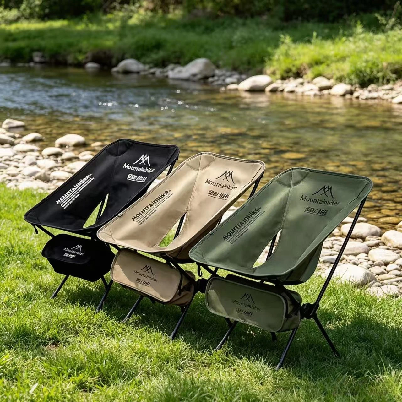 Outdoor Camping Loveseat - Składane Ultralekkie Krzesło Księżycowe Przenośne Leniwe