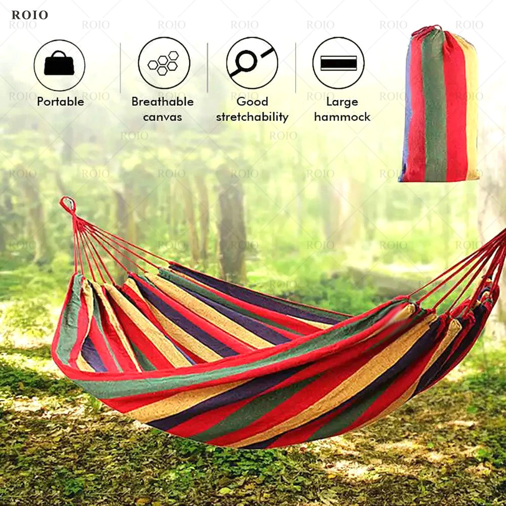 Outdoor Camping Loveseat - Hamak Kempingowy z Grubego, Wytrzymałego Materiału