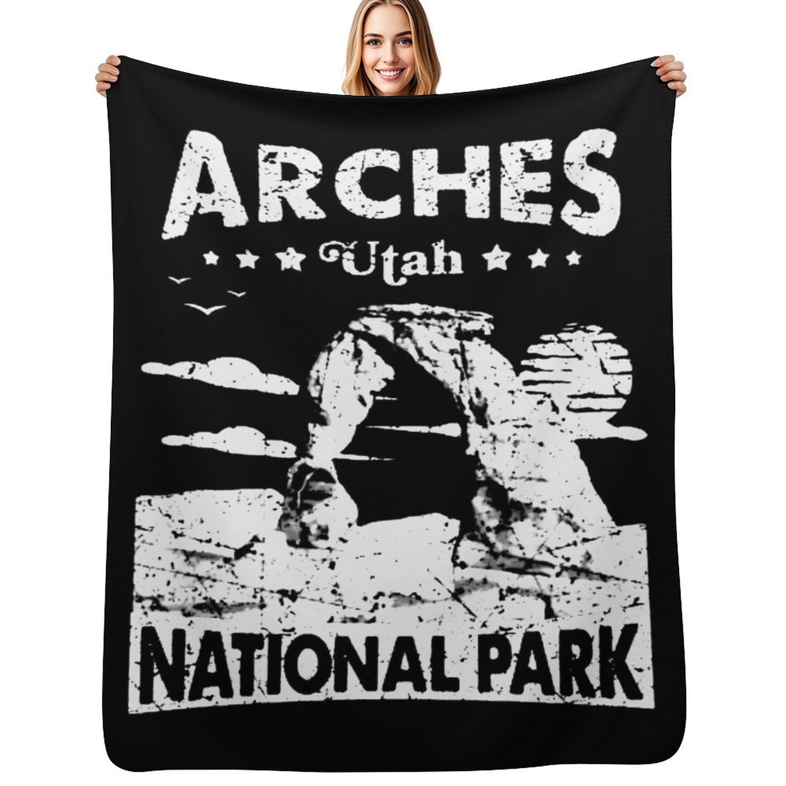 Outdoor Camping Utah - Koc z motywem Parku Narodowego Arches,
