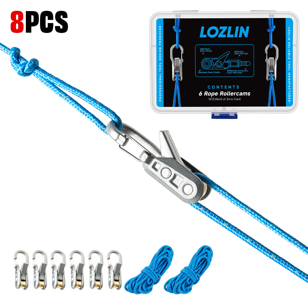 Camp Utensil Set - Zestaw linek LOZLIN, 8 sztuk, z