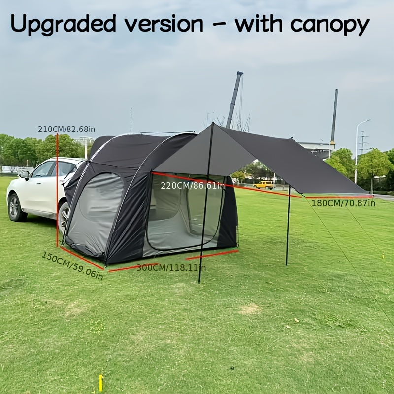 Namiot samochodowy na kemping, – Outdoor Camping Car Tail Tent recenzja i cena