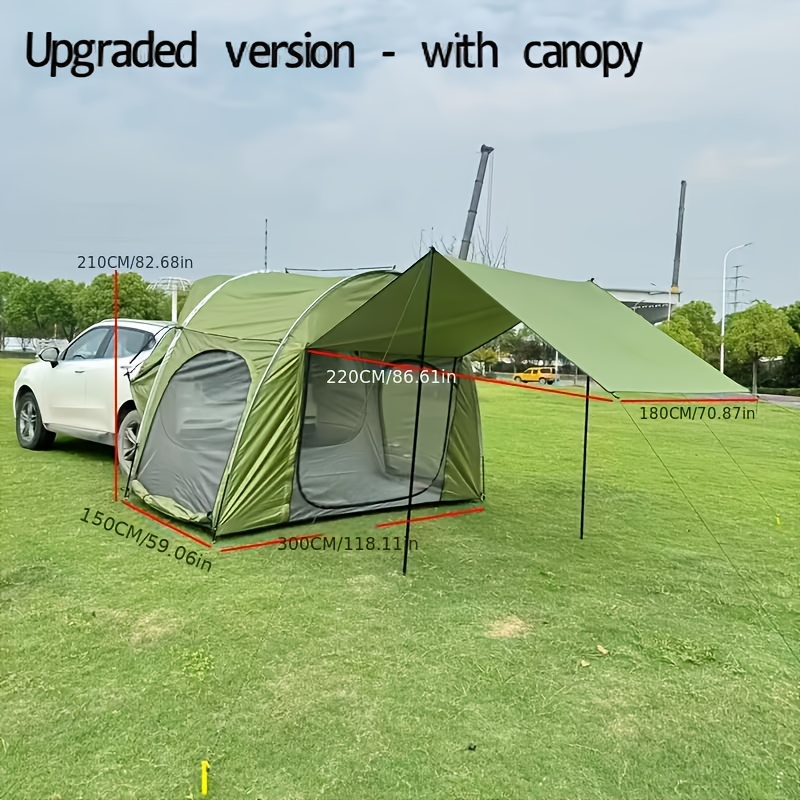 Namiot samochodowy na kemping, – Outdoor Camping Car Tail Tent recenzja i cena