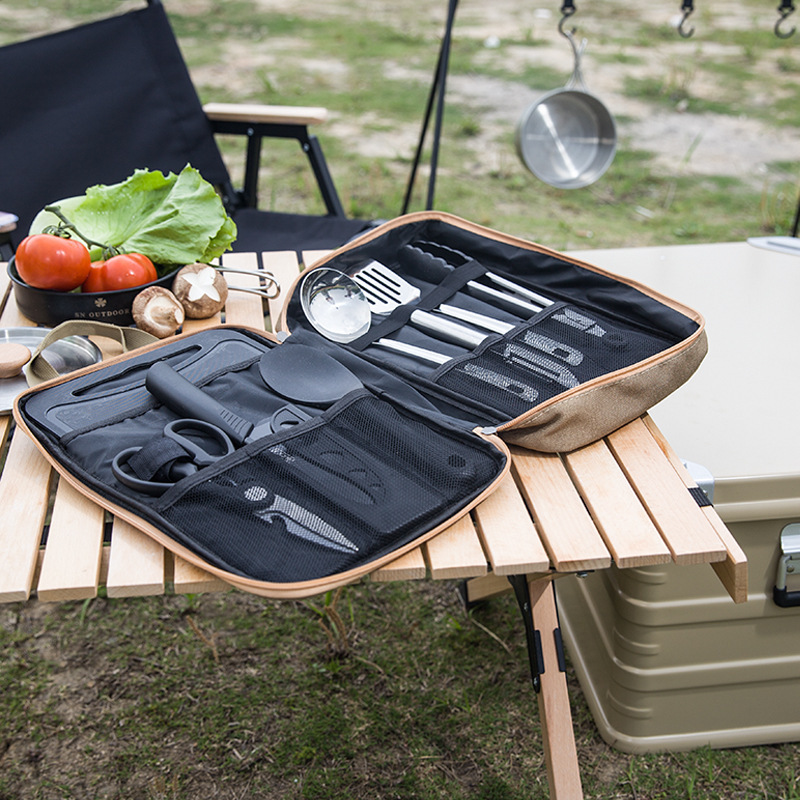 8-częściowy zestaw naczyń kuch – Camp Utensil Set recenzja i cena