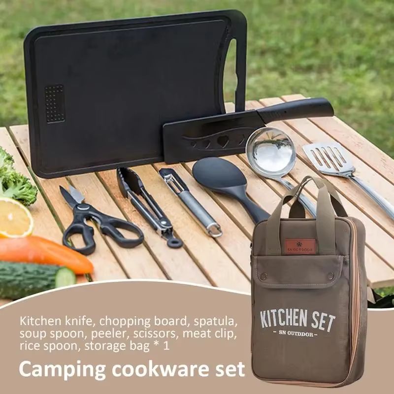 8-częściowy zestaw naczyń kuch – Camp Utensil Set recenzja i cena