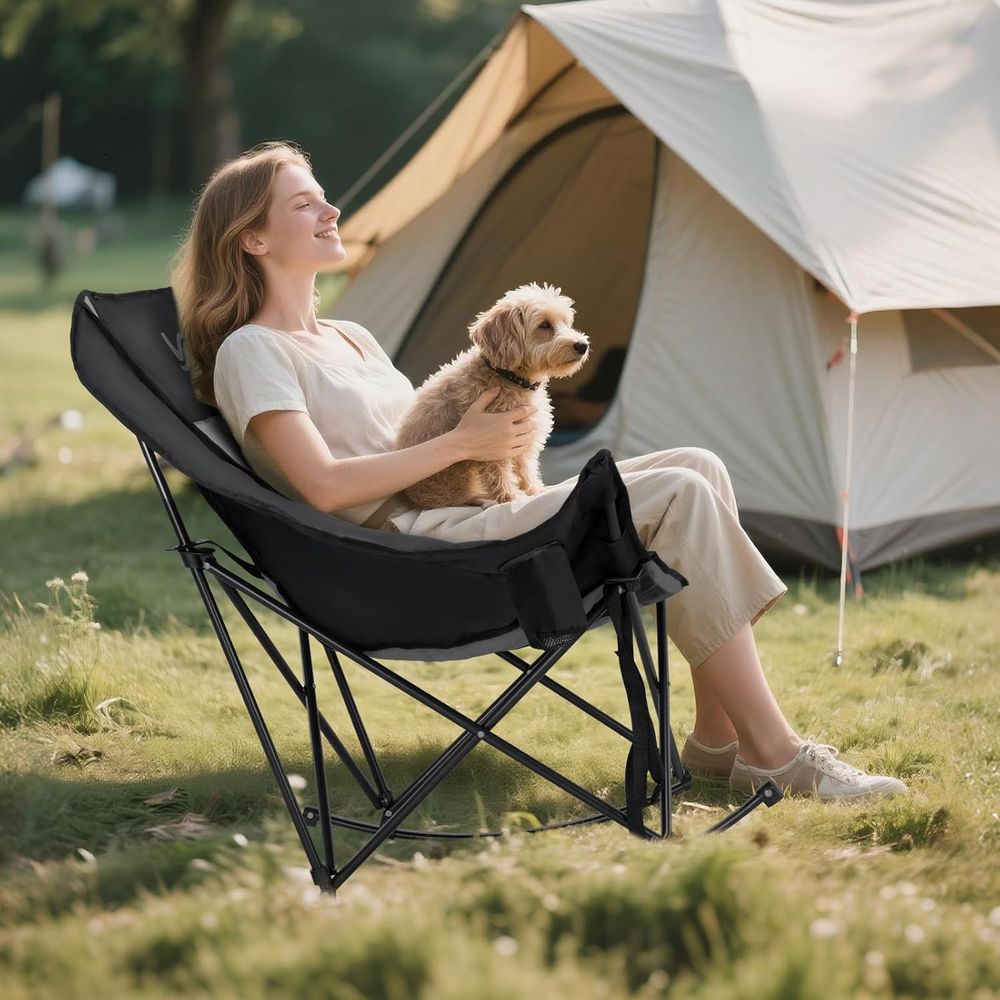 Przenośne krzesło bujane na ze – Outdoor Camping Rocker recenzja i cena