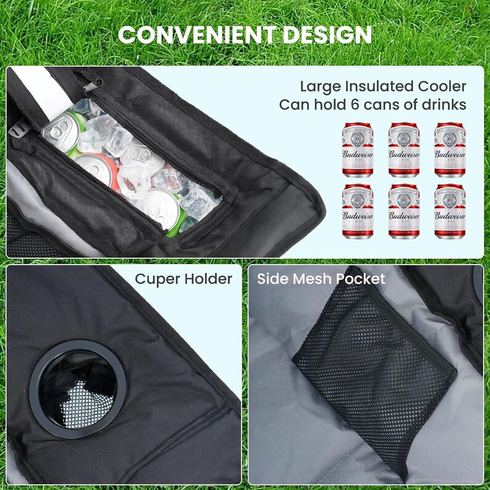 Przenośne krzesło bujane na ze – Outdoor Camping Rocker recenzja i cena