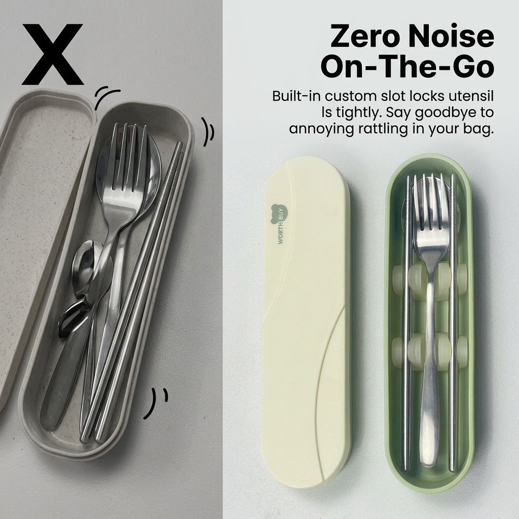 Przenośny zestaw sztućców ze s – Camp Utensil Set recenzja i cena