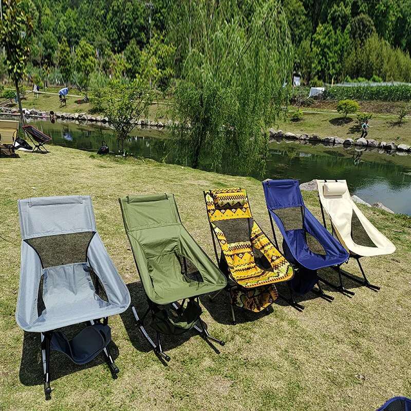 Składane krzesło kempingowe na – Outdoor Camping Rocker recenzja i cena