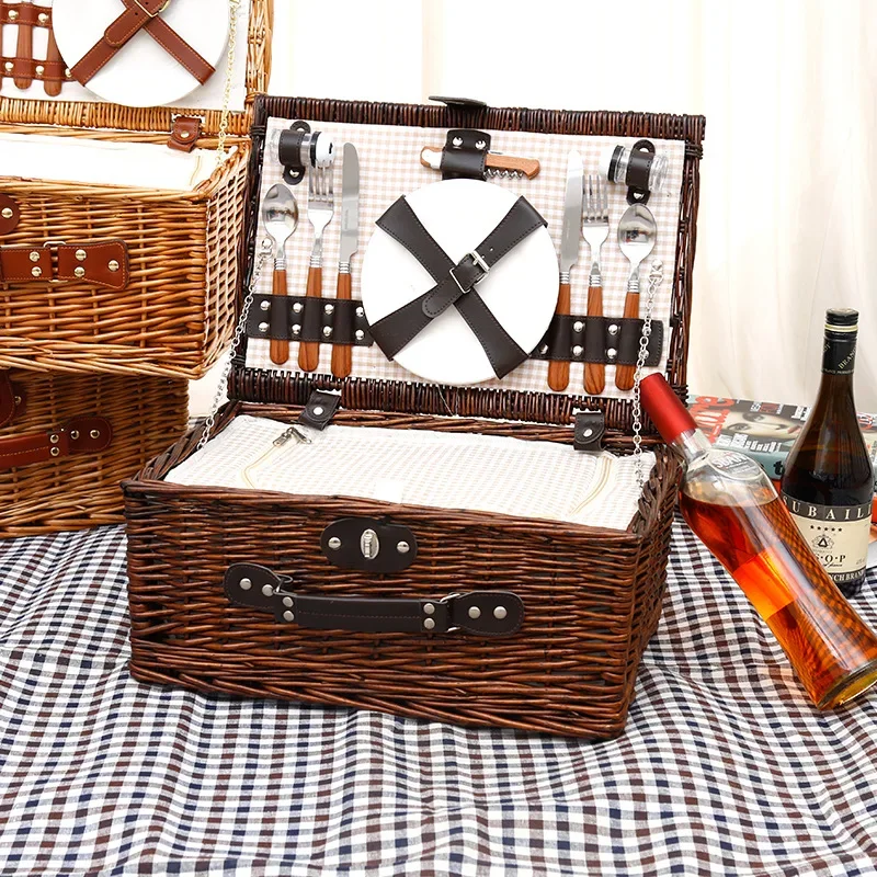 Kosz piknikowy na rodzinny wyp – Outdoor Camping Storage Box recenzja i cena