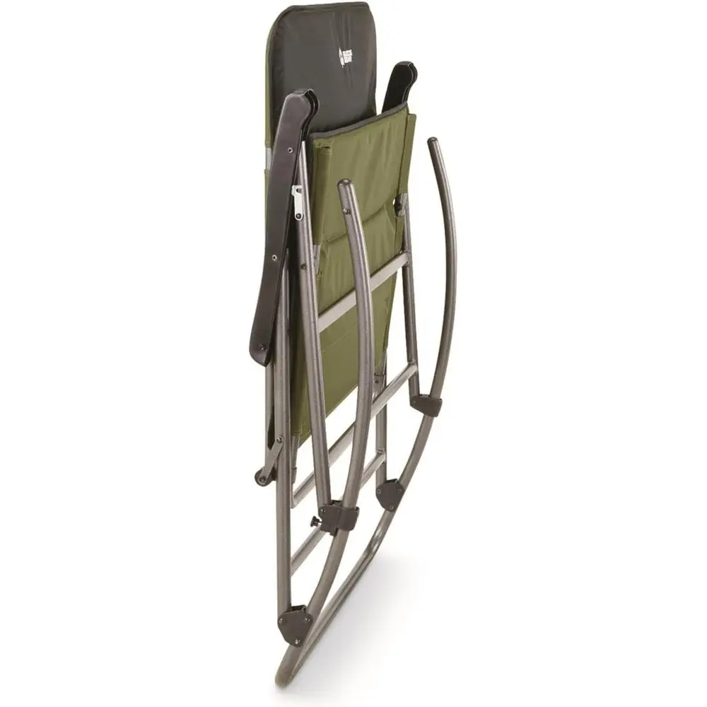 Duże, przenośne krzesło bujane – Outdoor Camping Rocker recenzja i cena