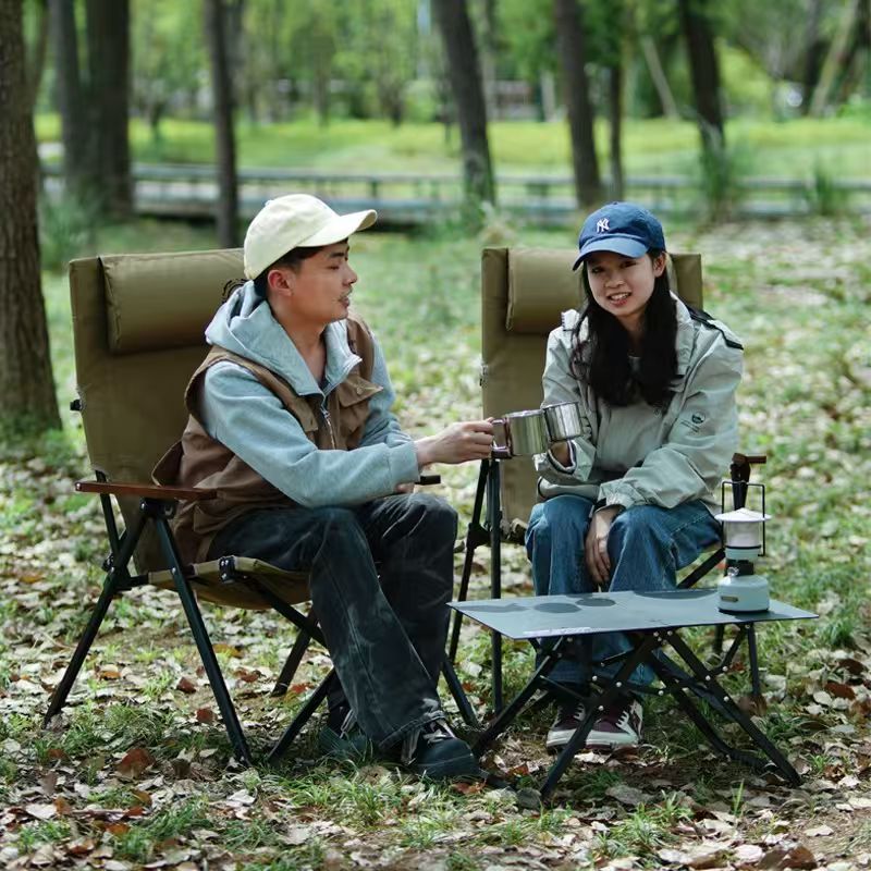 Składane krzesło plażowe/kempi – Outdoor Camping Loveseat recenzja i cena