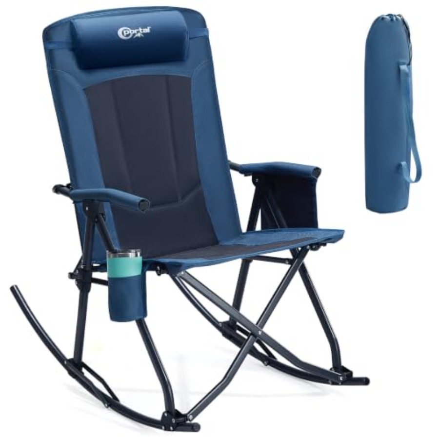 zz- Duże składane krzesło kemp – Outdoor Camping Rocker recenzja i cena
