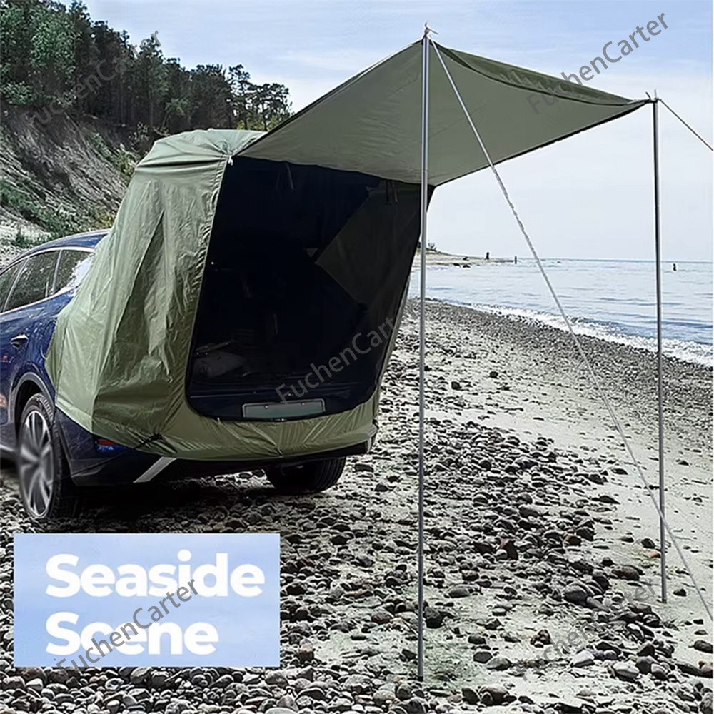 Namiot na kemping, piknik, do  – Outdoor Camping Car Tail Tent recenzja i cena