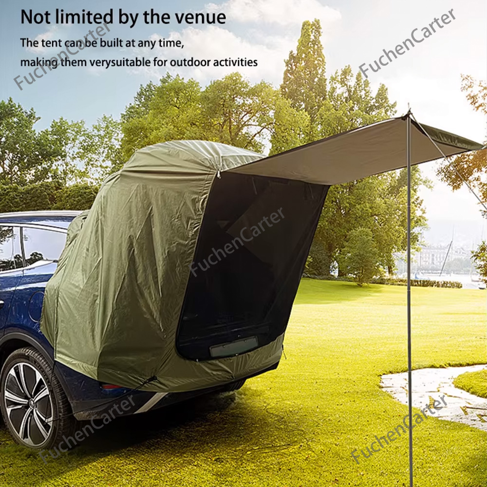 Namiot na kemping, piknik, do  – Outdoor Camping Car Tail Tent recenzja i cena