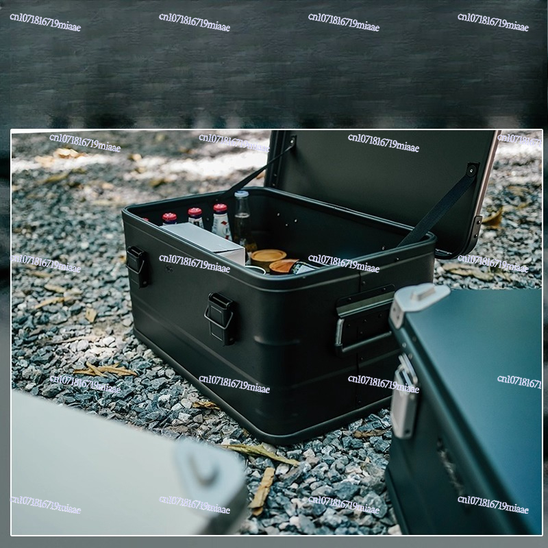 Samochodowy kufer bagażowy, po – Outdoor Camping Storage Box recenzja i cena