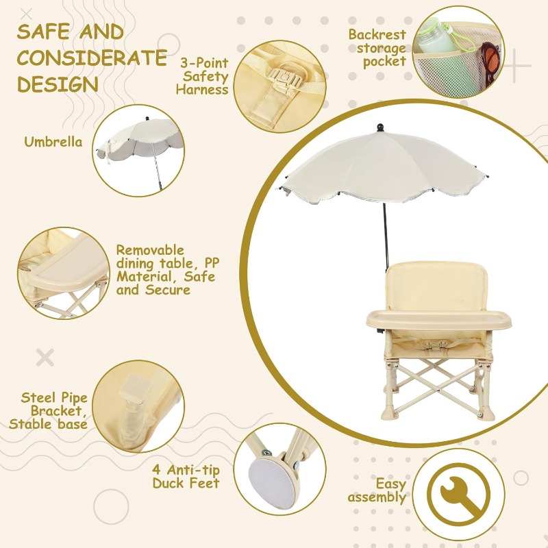 Dziecięce krzesełko plażowe z  – Outdoor Camping Loveseat recenzja i cena