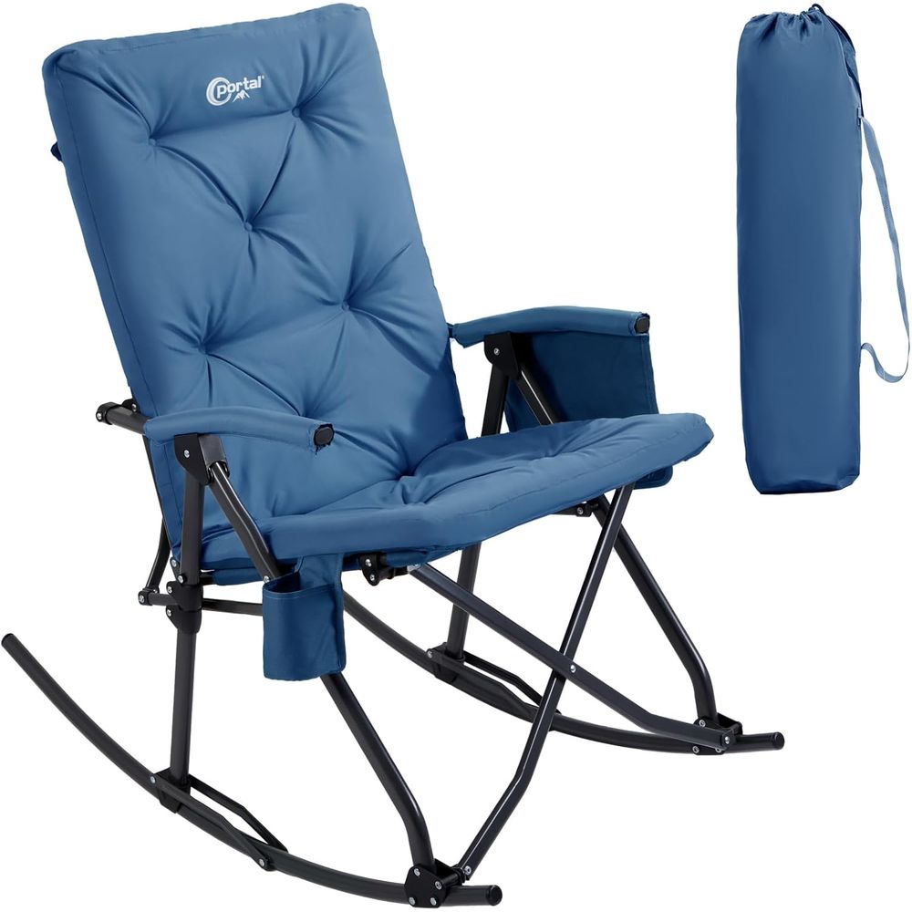 Krzesło Kempingowe Bujane na Z – Outdoor Camping Rocker recenzja i cena