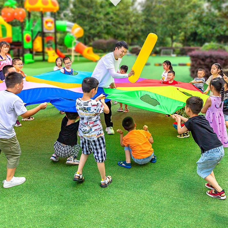 Tęczowy Spadochron Gra w Łapan – Outdoor Camping Games recenzja i cena