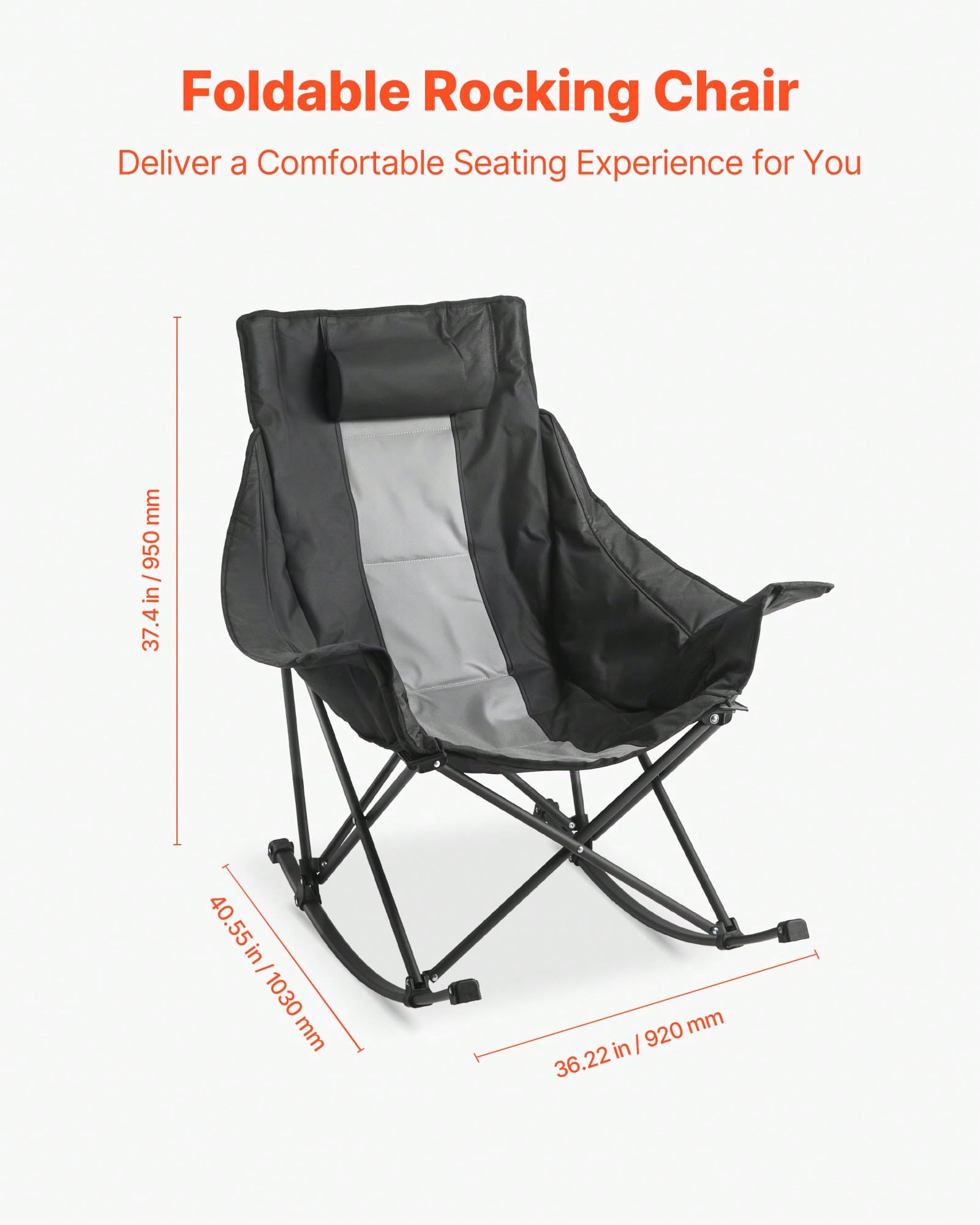 Krzesło Kempingowe z Funkcją B – Outdoor Camping Rocker recenzja i cena