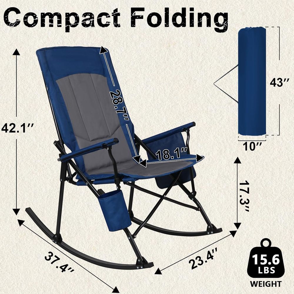 2 sztuki wysokiej jakości krze – Outdoor Camping Rocker recenzja i cena