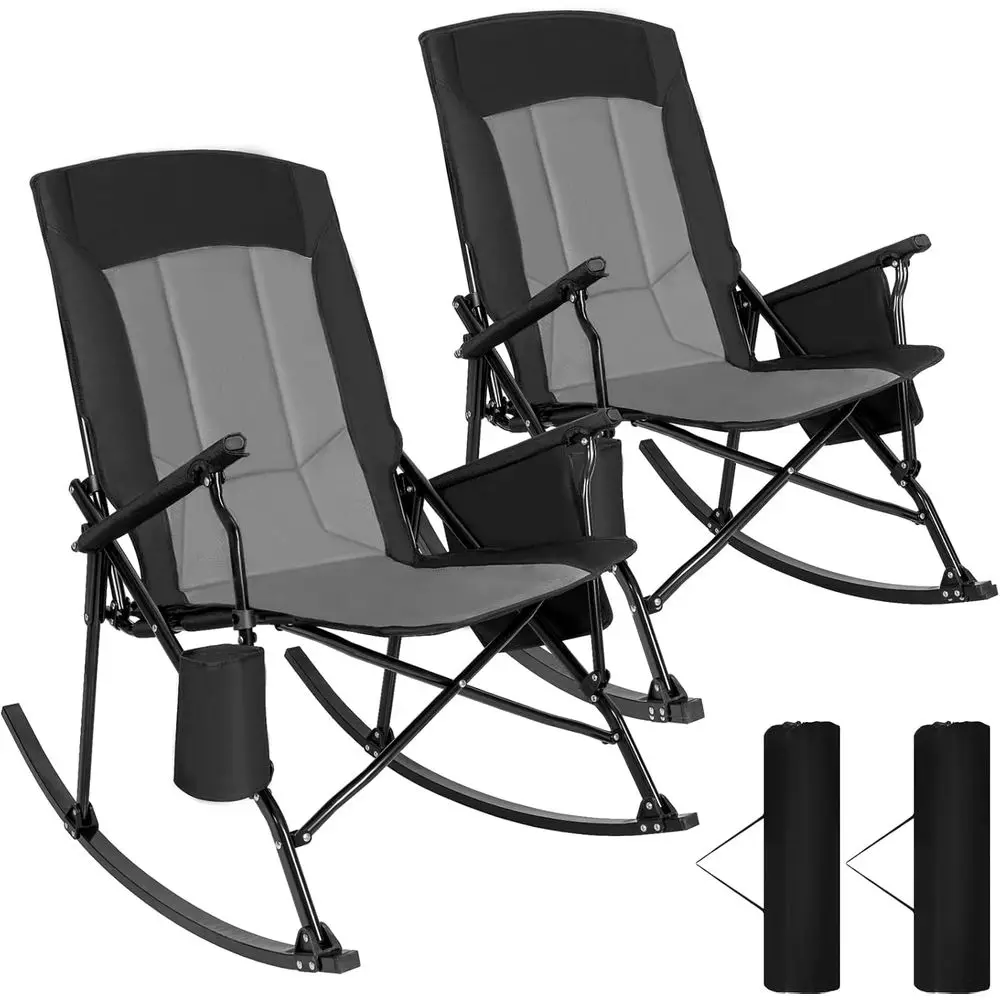 Przenośne krzesło bujane z wys – Outdoor Camping Rocker recenzja i cena