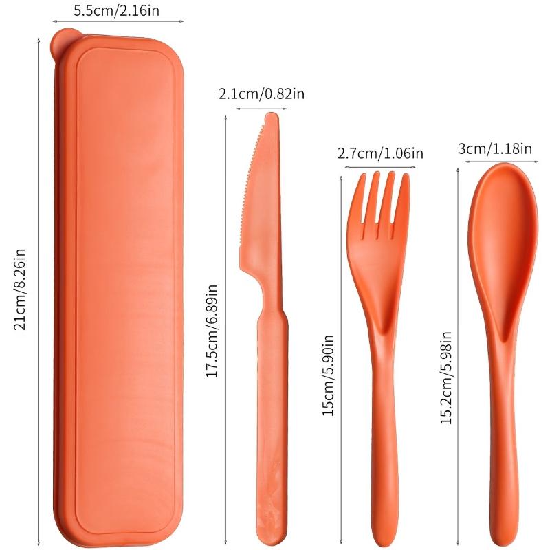 Zestaw sztućców ze słomy pszen – Camp Utensil Set recenzja i cena