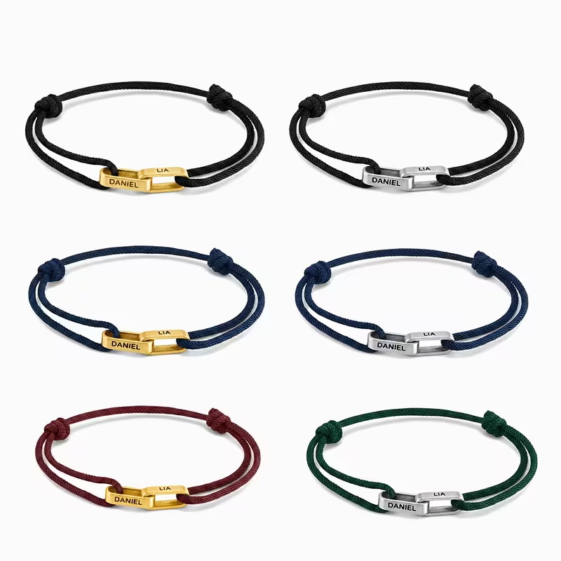 Bransoletka dla par z grawerow – Paracord Bracelet recenzja i cena