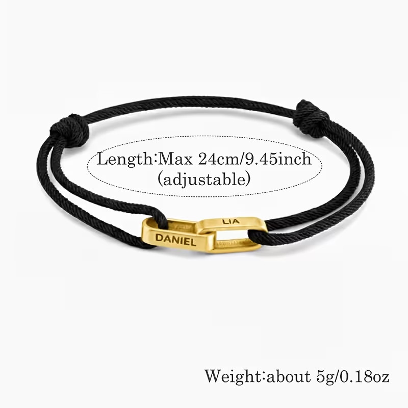 Bransoletka dla par z grawerow – Paracord Bracelet recenzja i cena