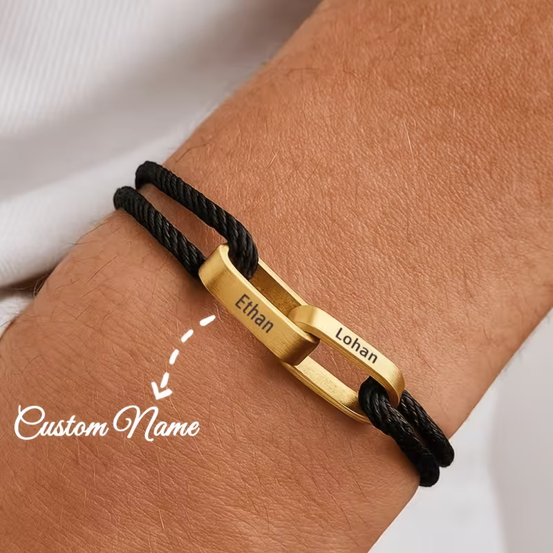 Bransoletka dla par z grawerow – Paracord Bracelet recenzja i cena