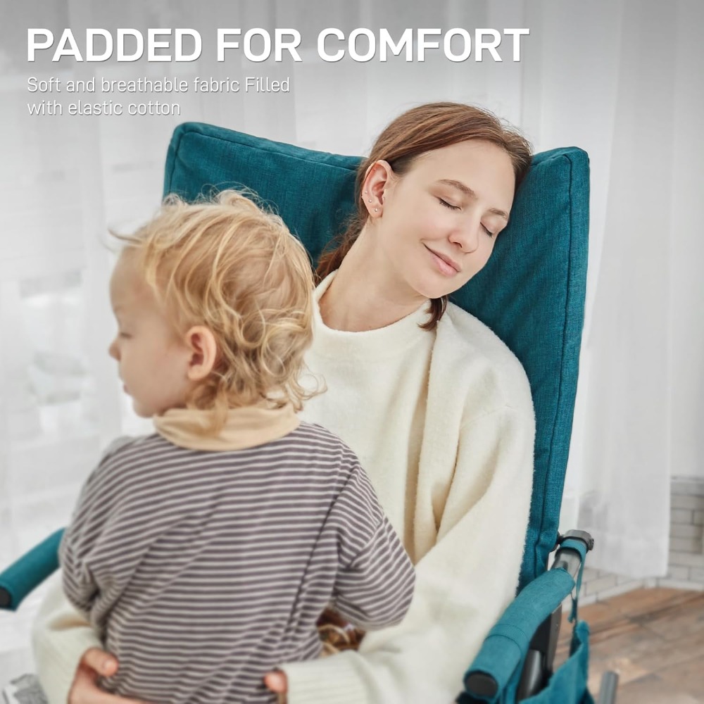 Duże składane krzesło kempingo – Outdoor Camping Rocker recenzja i cena