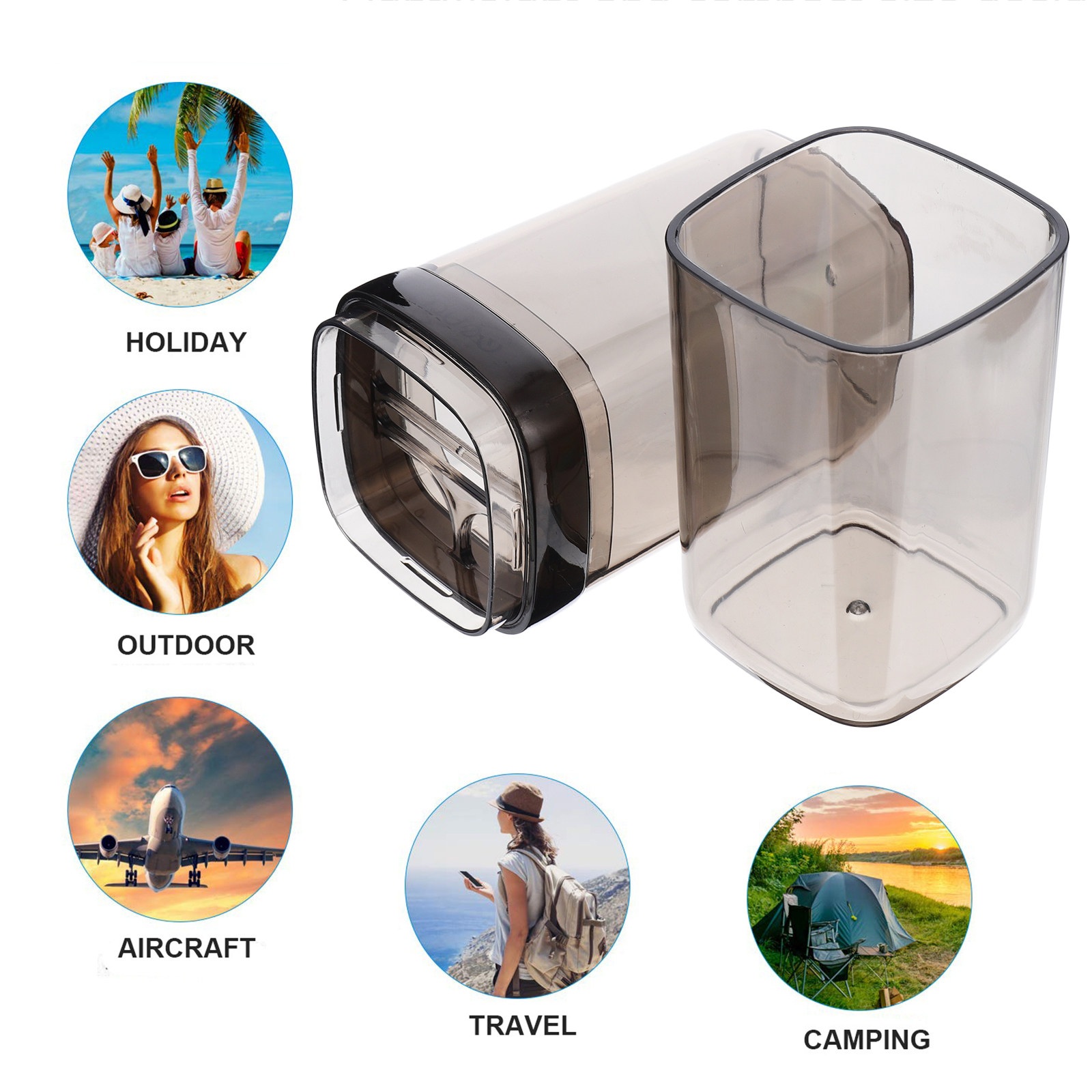 Przezroczyste etui na szczotec – Outdoor Camping Storage Box recenzja i cena