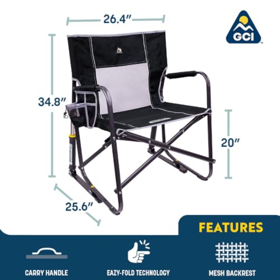 Krzesło bujane Freestyle Rocke – Outdoor Camping Rocker recenzja i cena