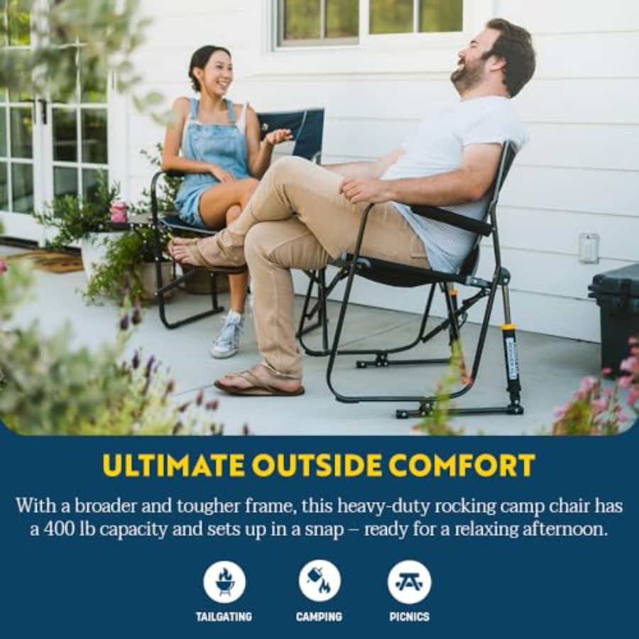 Krzesło bujane Freestyle Rocke – Outdoor Camping Rocker recenzja i cena