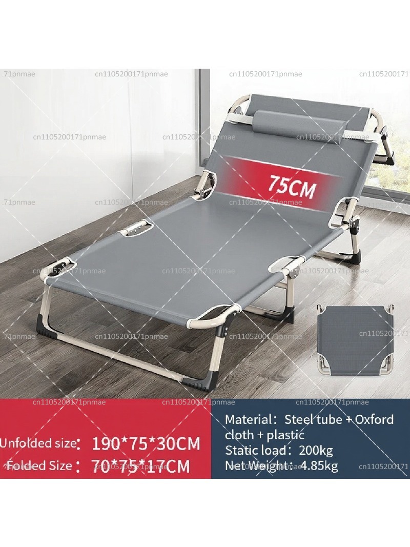 Metalowe składane łóżko jednoo – Outdoor Camping Chairs Folding recenzja i cena