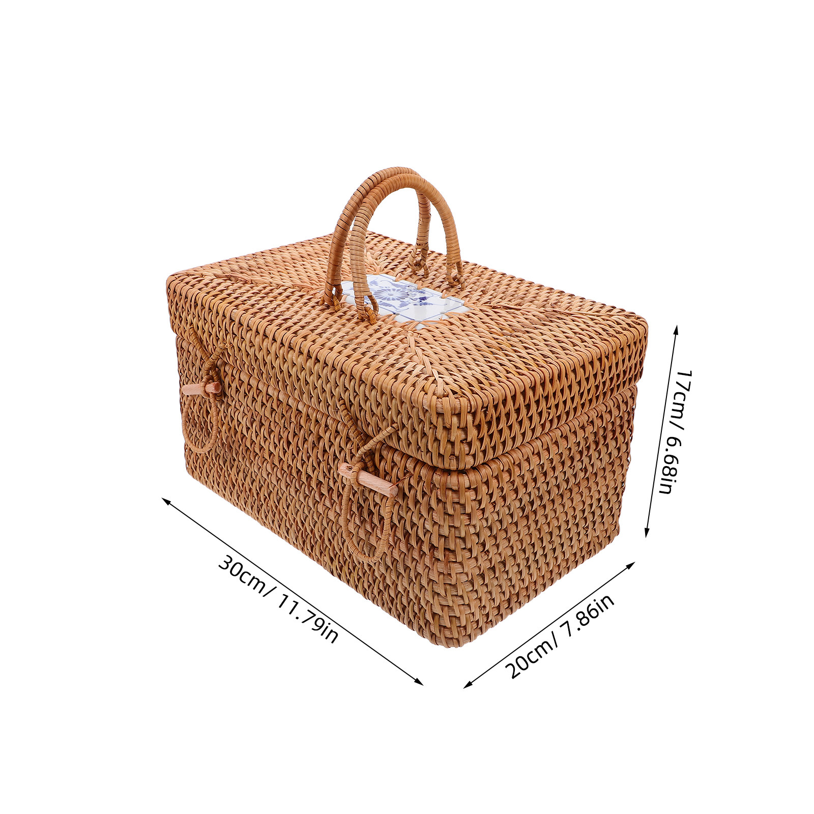 Ręcznie tkany rattanowy kosz p – Outdoor Camping Storage Box recenzja i cena