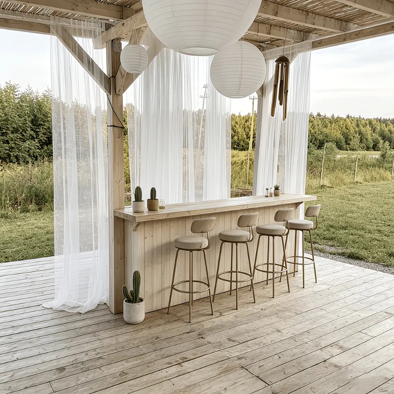 Zasłony zewnętrzne z tunelem n – Outdoor Camping Wedding Venues recenzja i cena